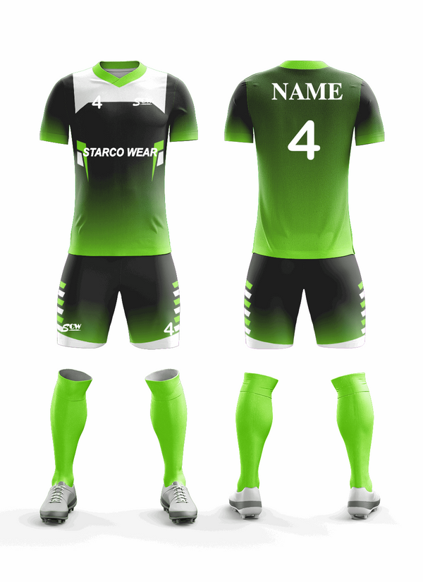 Custom Soccer Clothing -SR-06 Soccer Wear Starco Wear Full Set(Shirt+Short+Socks) COMBO 3 Summer