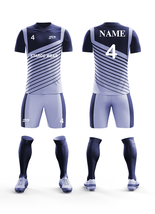 Soccer Team Wear -SR-07 Soccer Wear Starco Wear Full Set(Shirt+Short+Socks) COMBO 5 Summer