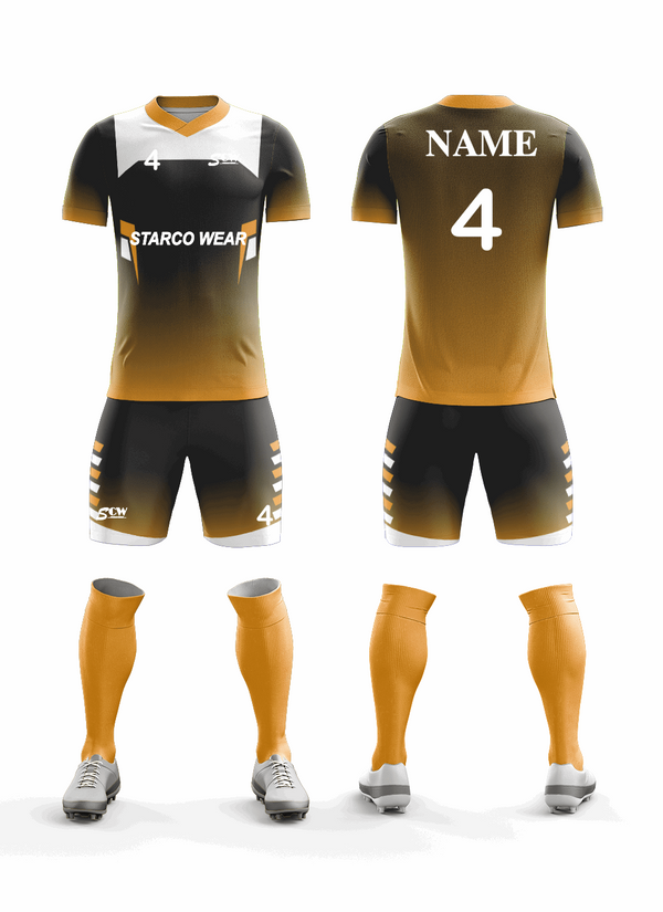 Custom Soccer Clothing -SR-06 Soccer Wear Starco Wear Full Set(Shirt+Short+Socks) COMBO 2 Summer