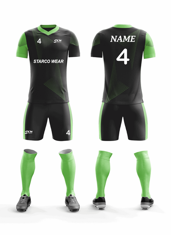 Custom Soccer Wear -SR-05 Soccer Wear Starco Wear Full Set(Shirt+Short+Socks) COMBO 1 Summer