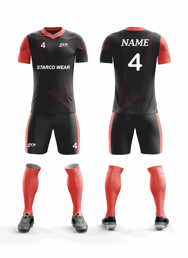 Custom Soccer Wear -SR-05 Soccer Wear Starco Wear Full Set(Shirt+Short+Socks) COMBO 2 Summer