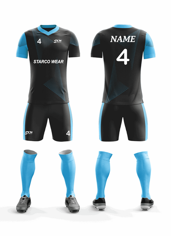 Custom Soccer Wear -SR-05 Soccer Wear Starco Wear Full Set(Shirt+Short+Socks) COMBO 3 Summer