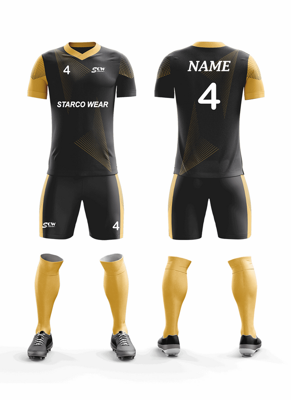 Custom Soccer Wear -SR-05 Soccer Wear Starco Wear Full Set(Shirt+Short+Socks) COMBO 4 Summer