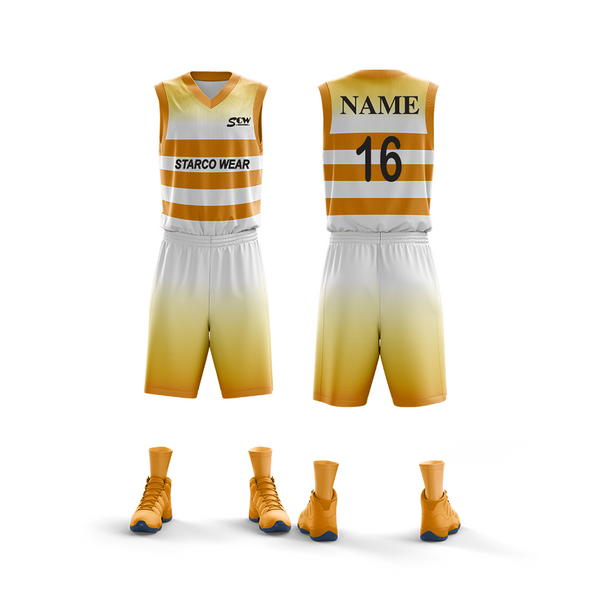 Sublimated Basketball Uniform -BTBL-A006 - Starco Wear