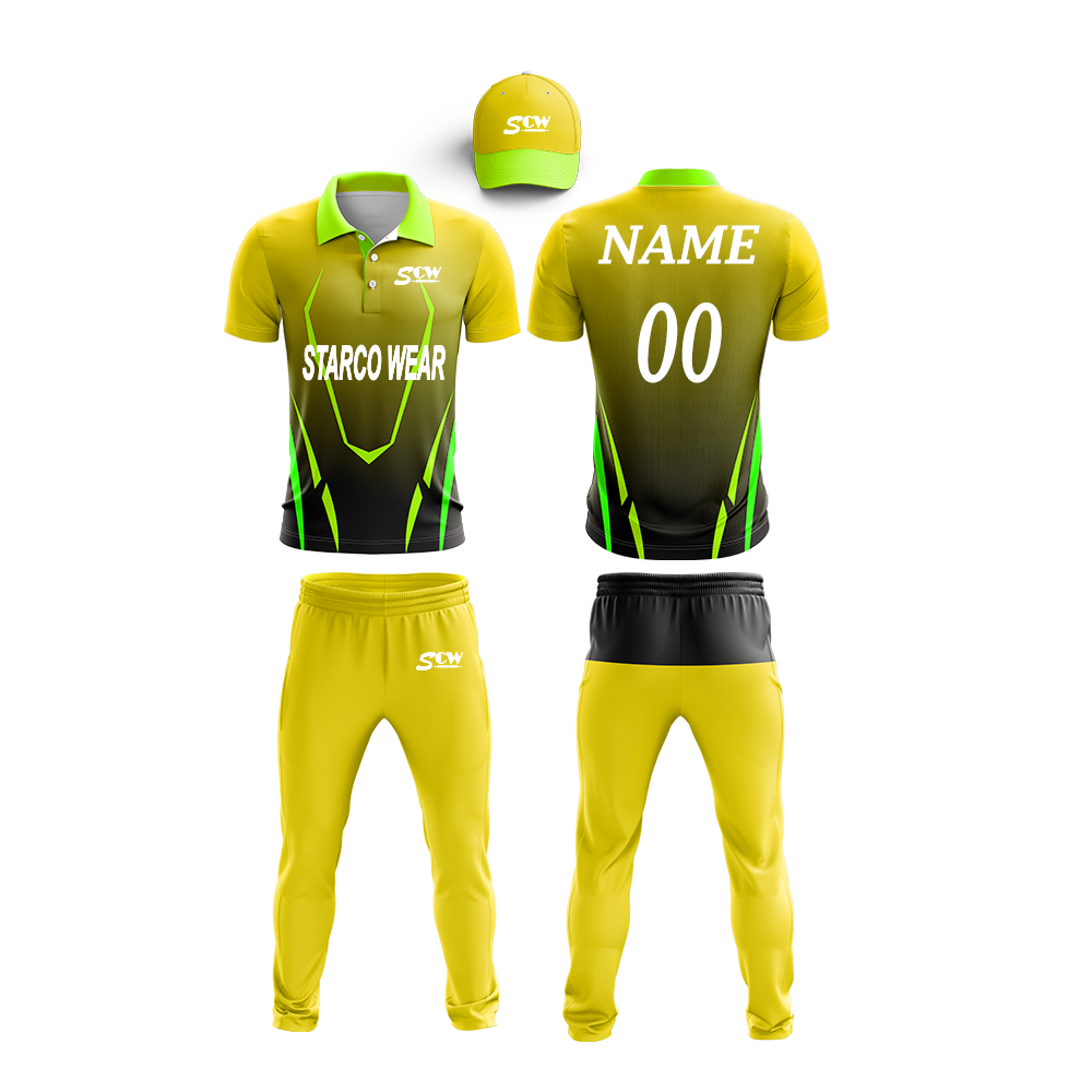 Cricket Uniform Full Sublimation Jerseys Color Clothing Custom Pink & Black 3 Piece Set