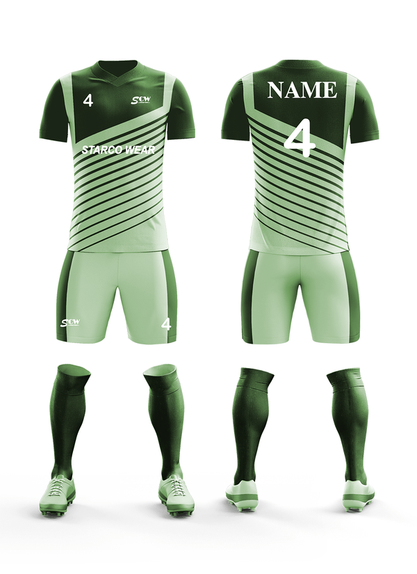 Soccer Team Wear -SR-07 Soccer Wear Starco Wear Full Set(Shirt+Short+Socks) COMBO 4 Summer
