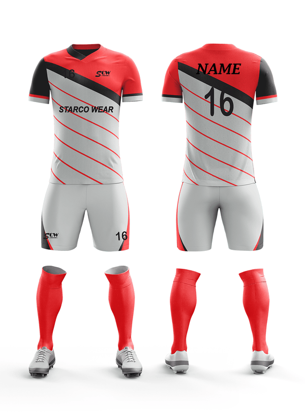 Sublimation Soccer Wear -SR-03 Soccer Wear Starco Wear Full Set(Shirt+Short+Socks) COMBO 3 Summer