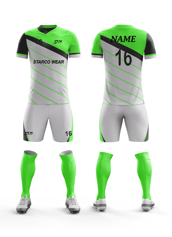 Sublimation Soccer Wear -SR-03 Soccer Wear Starco Wear Full Set(Shirt+Short+Socks) COMBO 4 Summer