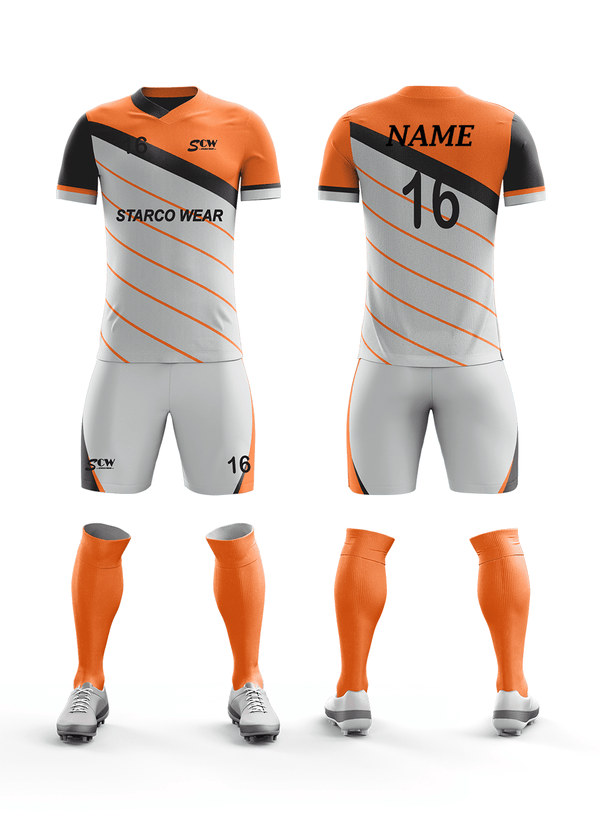 Sublimation Soccer Wear -SR-03 Soccer Wear Starco Wear Full Set(Shirt+Short+Socks) COMBO 5 Summer